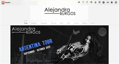 Desktop Screenshot of alejandraburgos.com