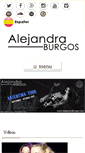 Mobile Screenshot of alejandraburgos.com